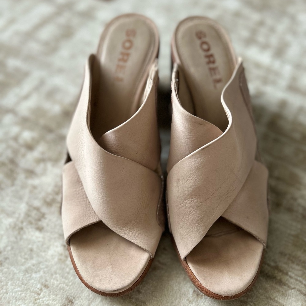 Sorel Nadia Women's Cream Mules